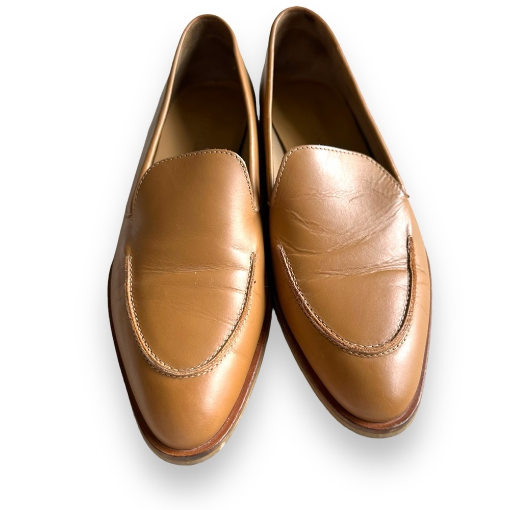 Everlane Camel The Modern Loafer Made in Italy Almond Toe Office Shoe Size 8.5 - Picture 4 of 14
